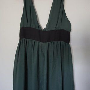 Dark green elegant dress